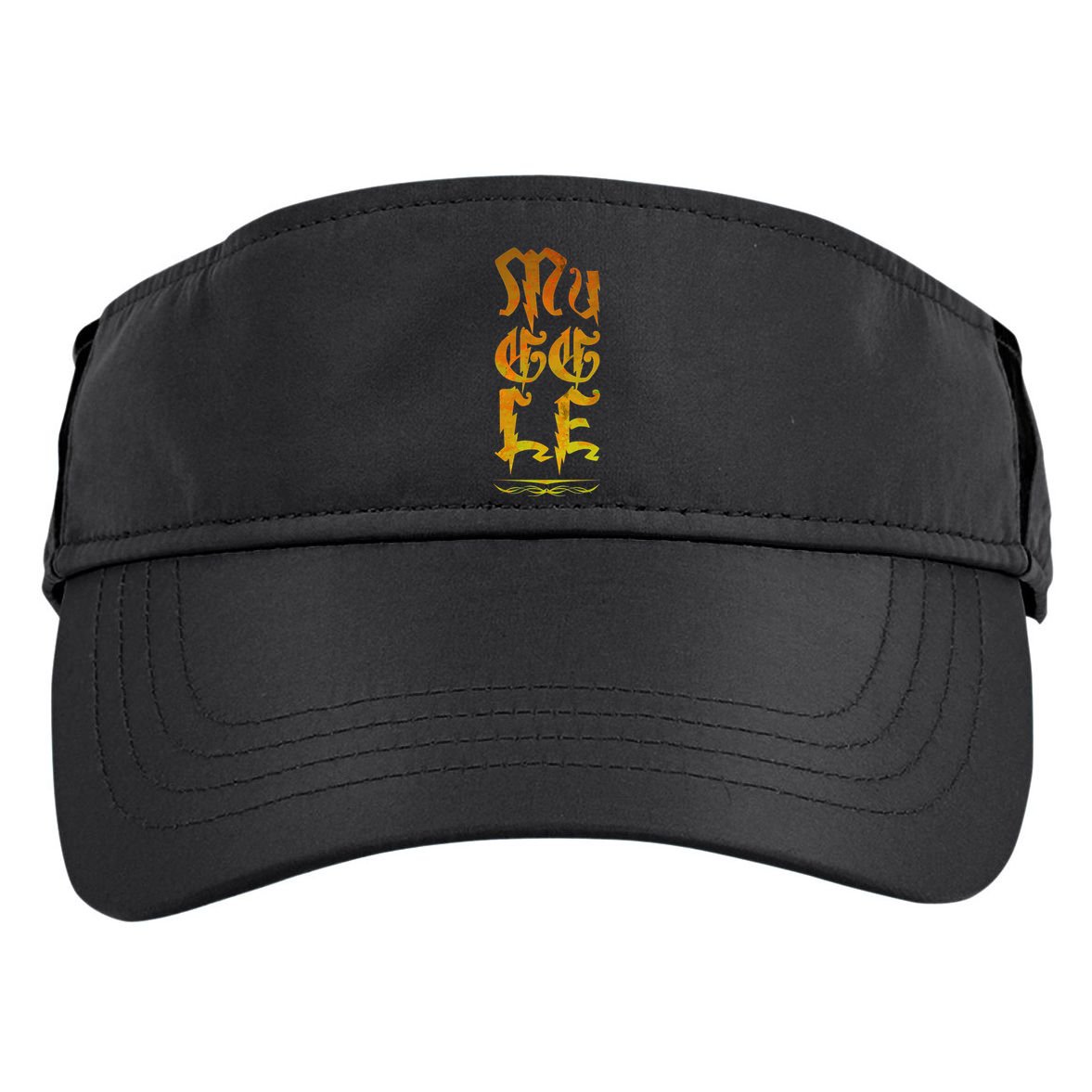Muggle Distressed Logo Adult Drive Performance Visor