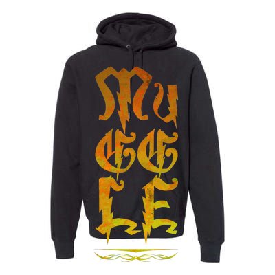 Muggle Distressed Logo Premium Hoodie