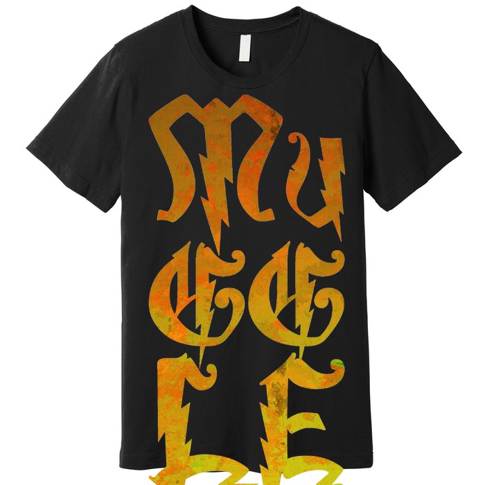 Muggle Distressed Logo Premium T-Shirt