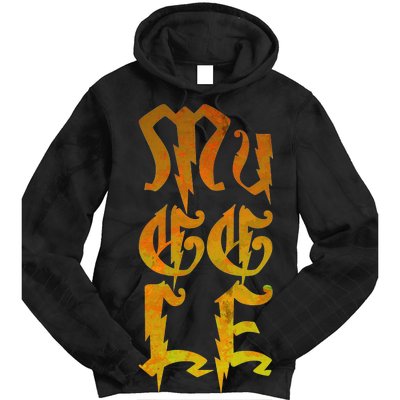 Muggle Distressed Logo Tie Dye Hoodie