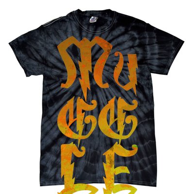 Muggle Distressed Logo Tie-Dye T-Shirt