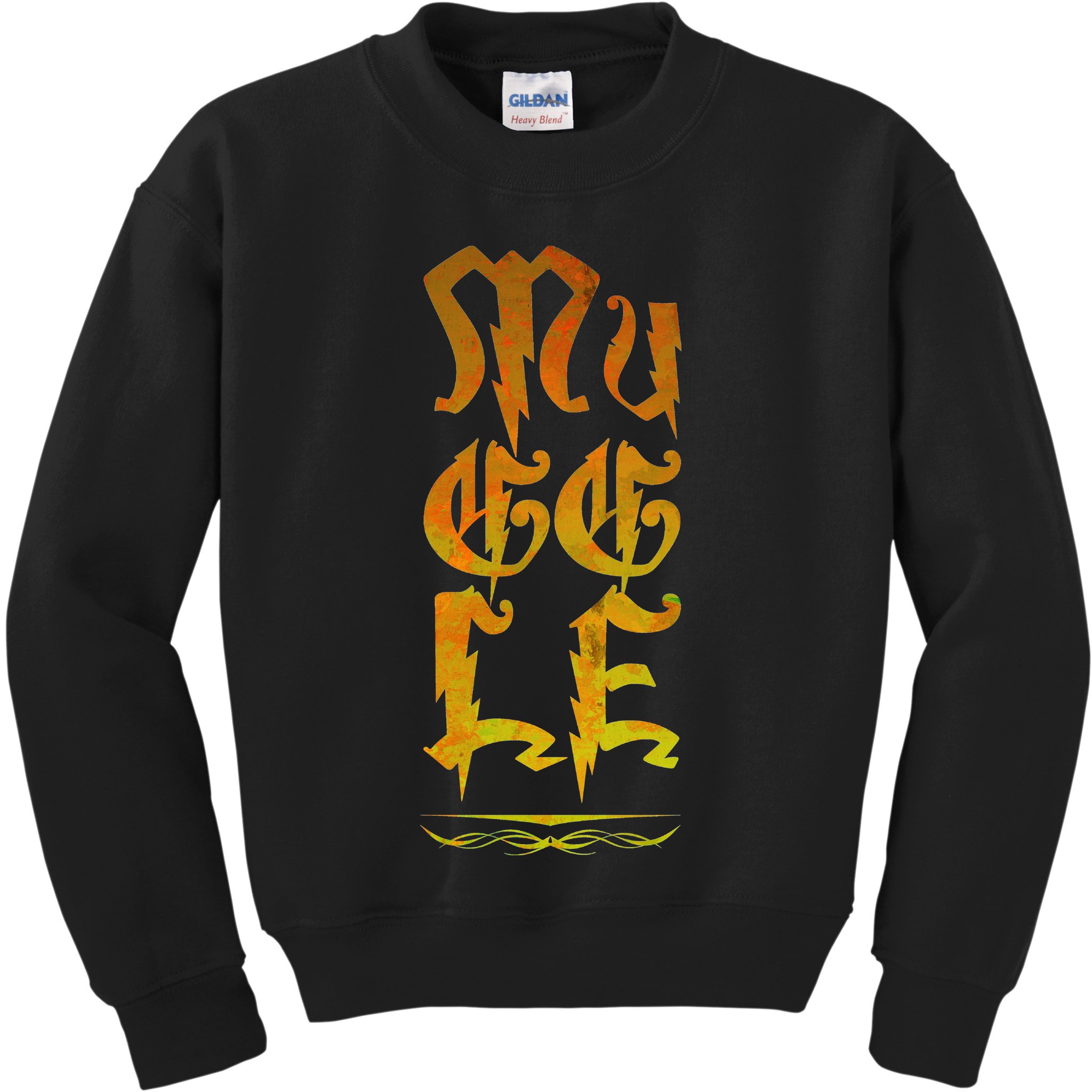 Muggle Distressed Logo Kids Sweatshirt