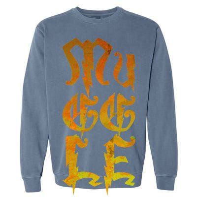 Muggle Distressed Logo Garment-Dyed Sweatshirt