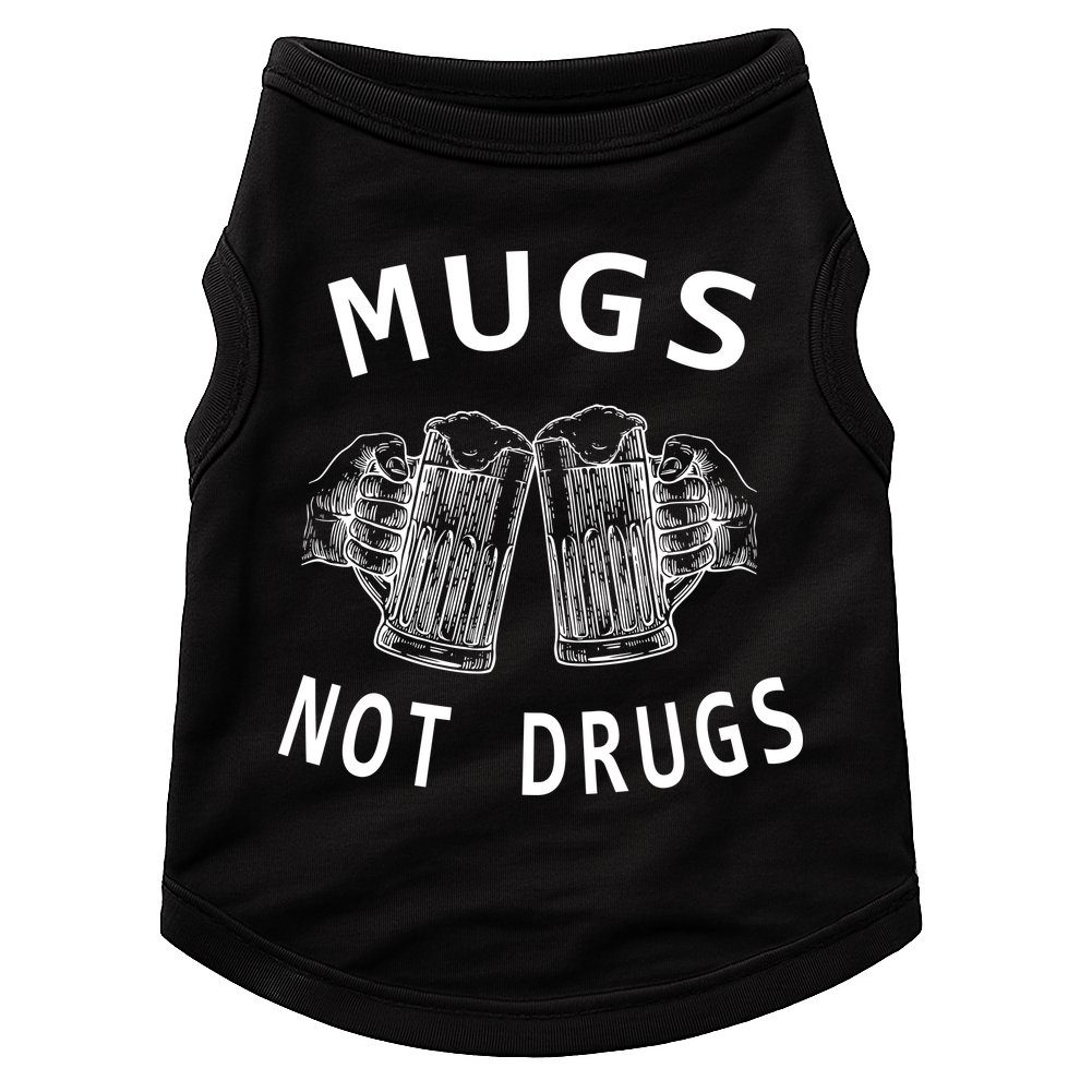 Mugs Not Drugs Doggie Tank