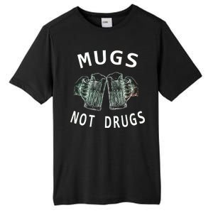 Mugs Not Drugs Tall Fusion ChromaSoft Performance T-Shirt