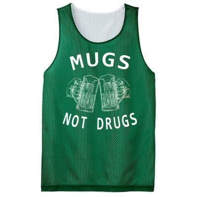 Mugs Not Drugs Mesh Reversible Basketball Jersey Tank