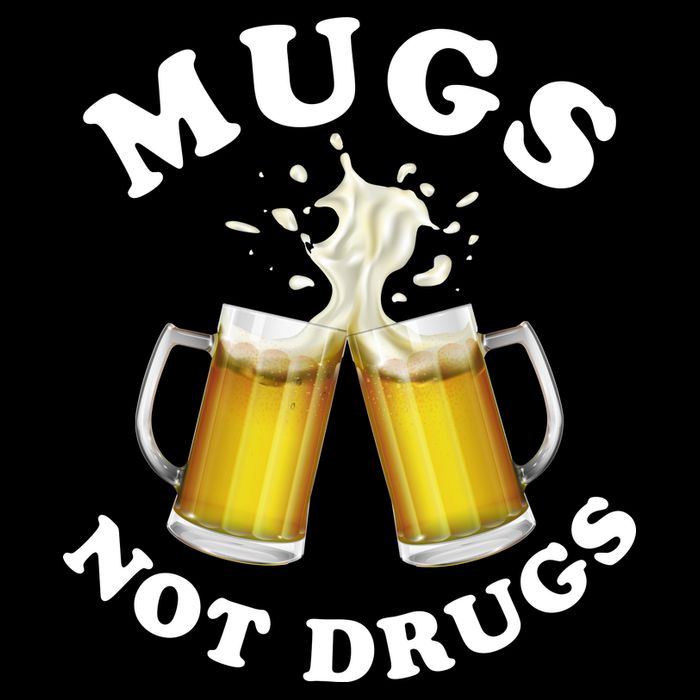 Mugs Not Drugs Funny St. Patrick's Day Beer Cooling Performance Crew T-Shirt