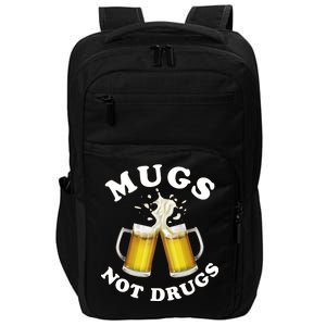 Mugs Not Drugs Funny St. Patrick's Day Beer Impact Tech Backpack