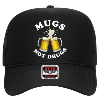 Mugs Not Drugs Funny St. Patrick's Day Beer Trucker Hat