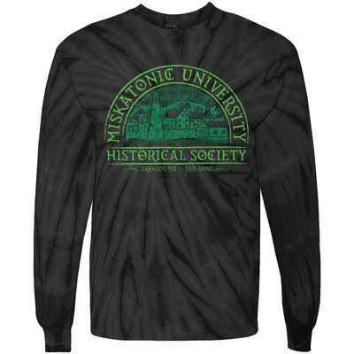 Miskatonic University Historical Society Tie-Dye Long Sleeve Shirt