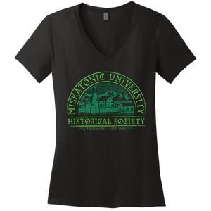 Miskatonic University Historical Society Women's V-Neck T-Shirt