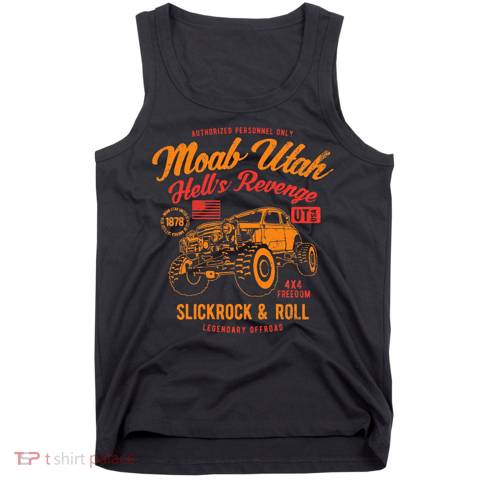 Moab Utah Hells Revenge 4x4 Vintage Tank Top