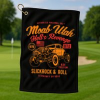 Moab Utah Hells Revenge 4x4 Vintage Golf Towel