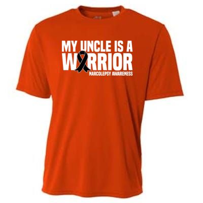 My Uncle Is A Warrior Sleep Disorder Narcolepsy Awareness Great Gift Cooling Performance Crew T-Shirt