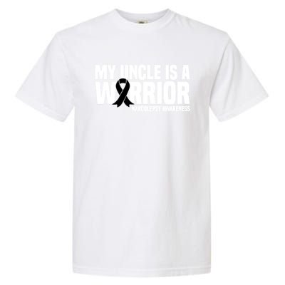 My Uncle Is A Warrior Sleep Disorder Narcolepsy Awareness Great Gift Garment-Dyed Heavyweight T-Shirt