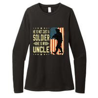 My Uncle Is A Soldier Hero Proud Army Nephew Niece Military Womens CVC Long Sleeve Shirt