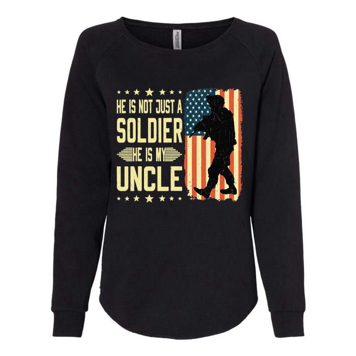 My Uncle Is A Soldier Hero Proud Army Nephew Niece Military Womens California Wash Sweatshirt