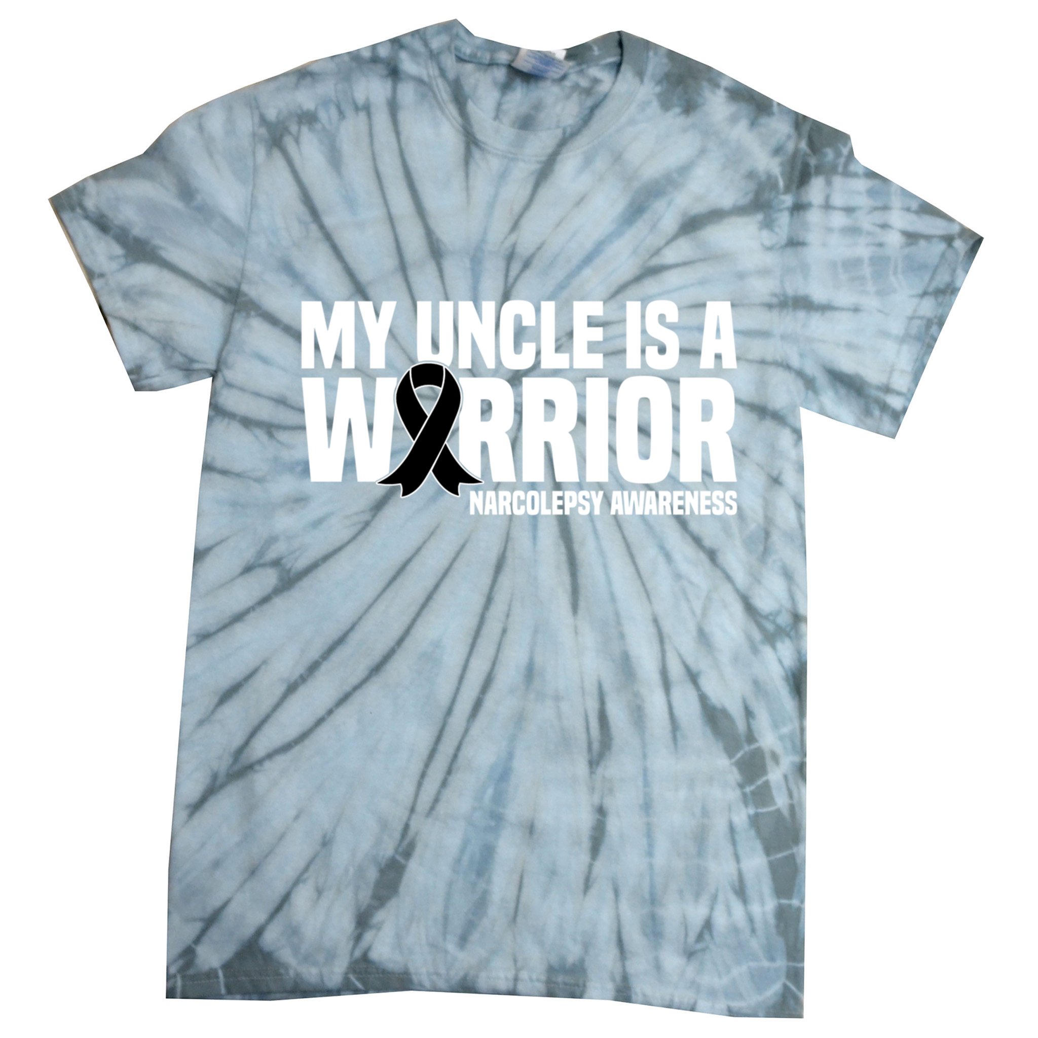 My Uncle Is A Warrior Sleep Disorder Narcolepsy Awareness Gift Tie-Dye T-Shirt