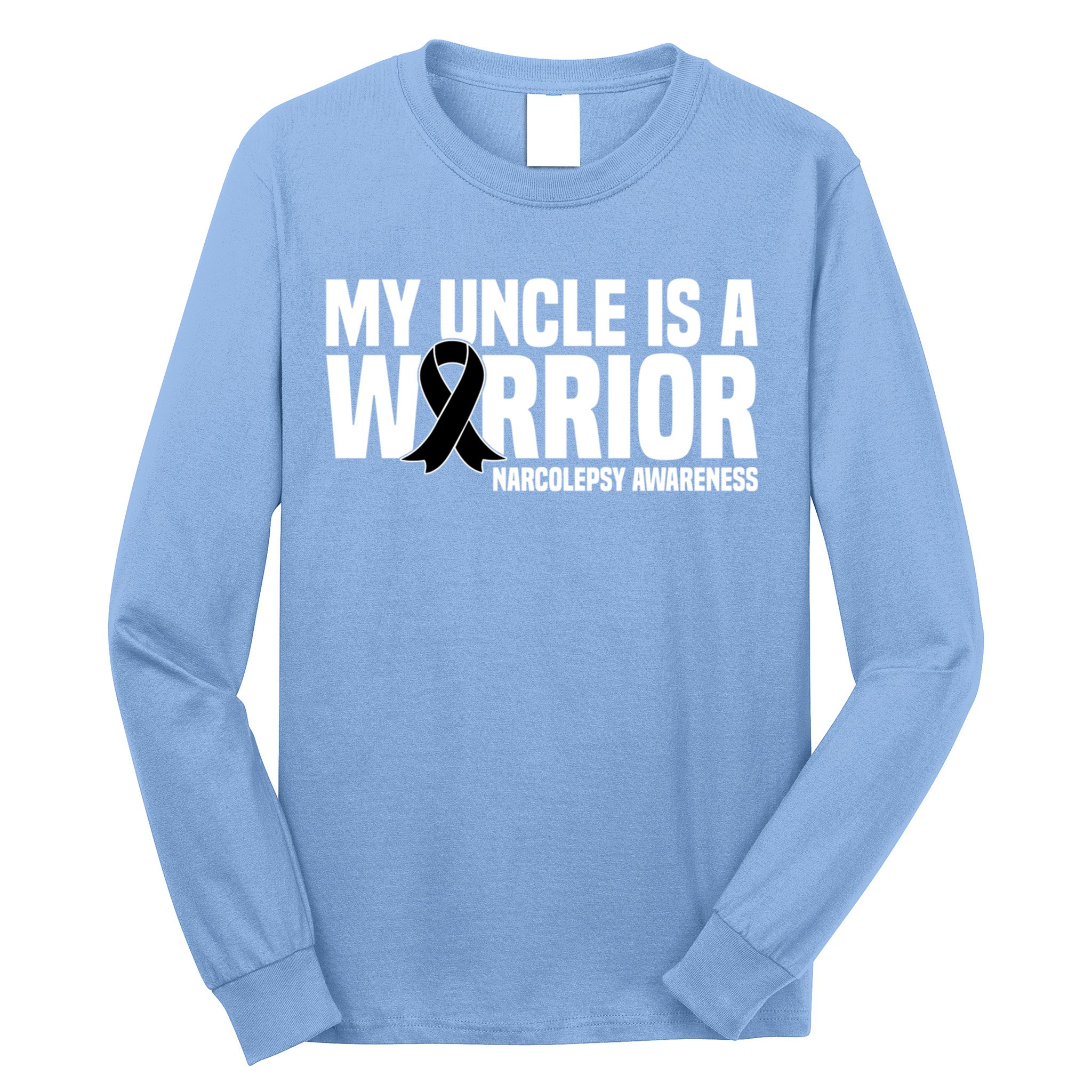 My Uncle Is A Warrior Sleep Disorder Narcolepsy Awareness Gift Long Sleeve Shirt