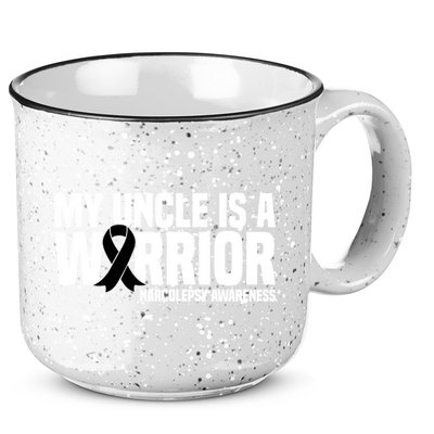 My Uncle Is A Warrior Sleep Disorder Narcolepsy Awareness Gift 15oz Campfire Ceramic Mug
