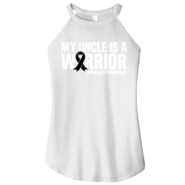 My Uncle Is A Warrior Sleep Disorder Narcolepsy Awareness Gift Women's Perfect Tri Rocker Tank
