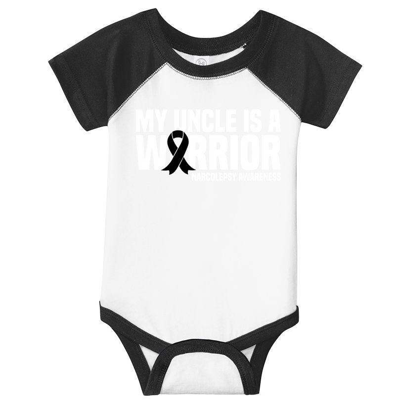 My Uncle Is A Warrior Sleep Disorder Narcolepsy Awareness Gift Infant Baby Jersey Bodysuit