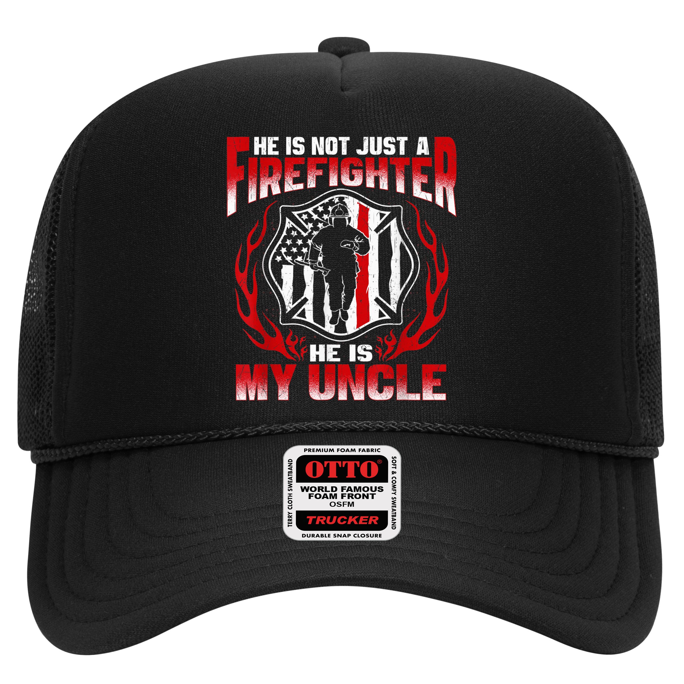 My Uncle Is A Firefighter Hero Proud Fire Niece Nephew Gifts Hat