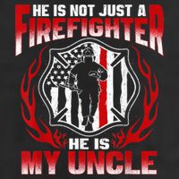 My Uncle Is A Firefighter Hero Proud Fire Niece Nephew Gifts Hat