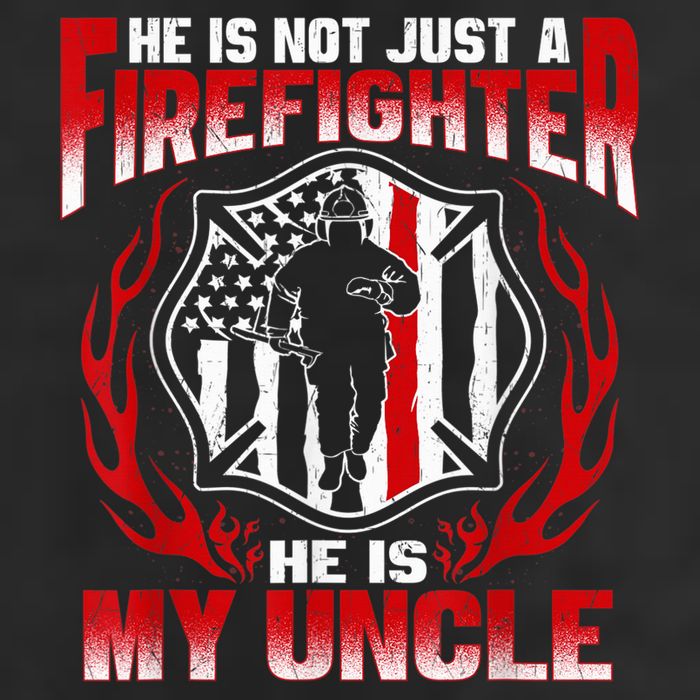 My Uncle Is A Firefighter Hero Proud Fire Niece Nephew Gifts Hat