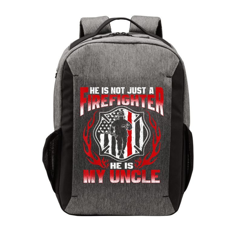 My Uncle Is A Firefighter Hero Proud Fire Niece Nephew Gifts Vector Backpack