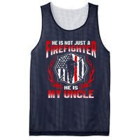 My Uncle Is A Firefighter Hero Proud Fire Niece Nephew Gifts Mesh Reversible Basketball Jersey Tank