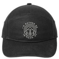 Moab Utah ID Rather Be In Moab Ut 7-Panel Snapback Hat