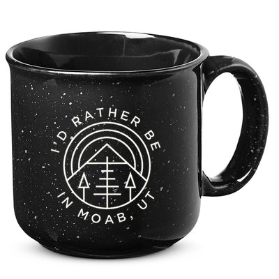 Moab Utah ID Rather Be In Moab Ut 15oz Campfire Ceramic Mug