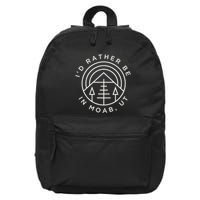 Moab Utah ID Rather Be In Moab Ut 16 in Basic Backpack