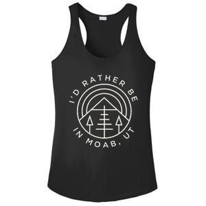 Moab Utah ID Rather Be In Moab Ut Ladies PosiCharge Competitor Racerback Tank