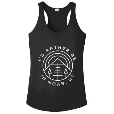 Moab Utah ID Rather Be In Moab Ut Ladies PosiCharge Competitor Racerback Tank