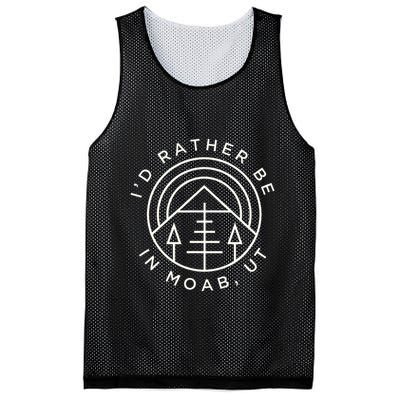 Moab Utah ID Rather Be In Moab Ut Mesh Reversible Basketball Jersey Tank
