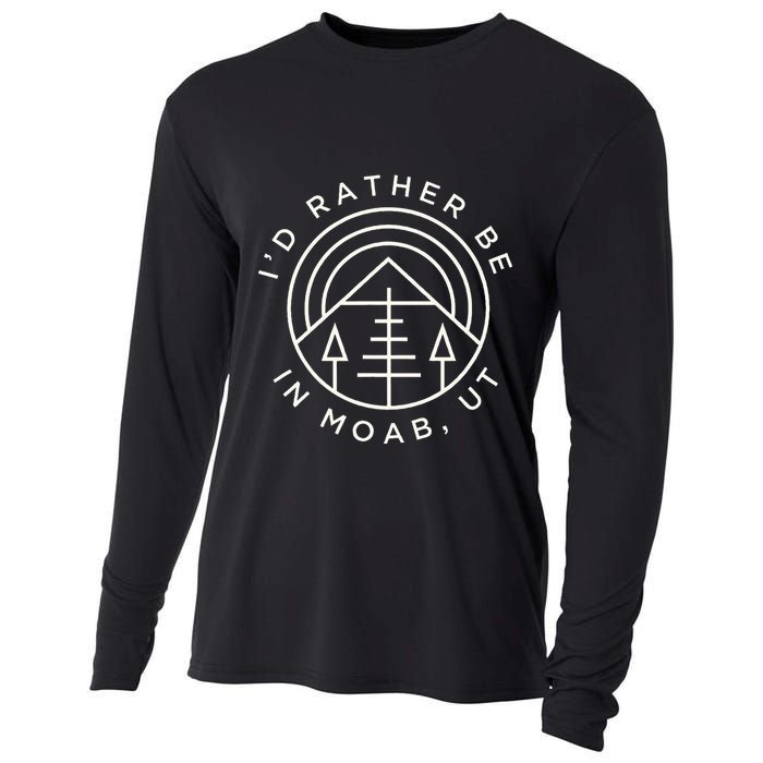 Moab Utah ID Rather Be In Moab Ut Cooling Performance Long Sleeve Crew