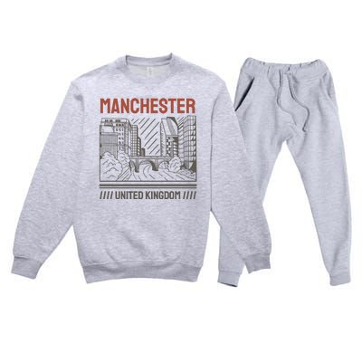 Manchester United Kingdom Premium Crewneck Sweatsuit Set