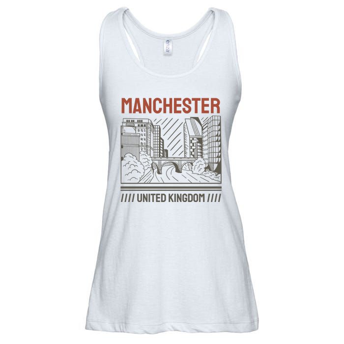 Manchester United Kingdom Ladies Essential Flowy Tank