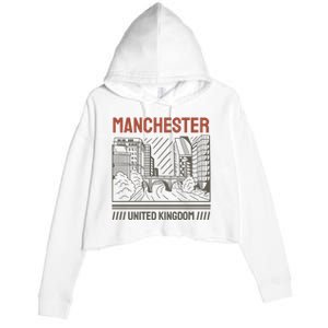 Manchester United Kingdom Crop Fleece Hoodie