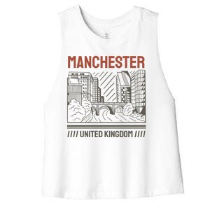 Manchester United Kingdom Women's Racerback Cropped Tank