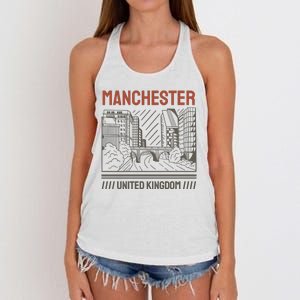 Manchester United Kingdom Women's Knotted Racerback Tank