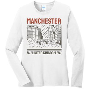 Manchester United Kingdom Ladies Long Sleeve Shirt