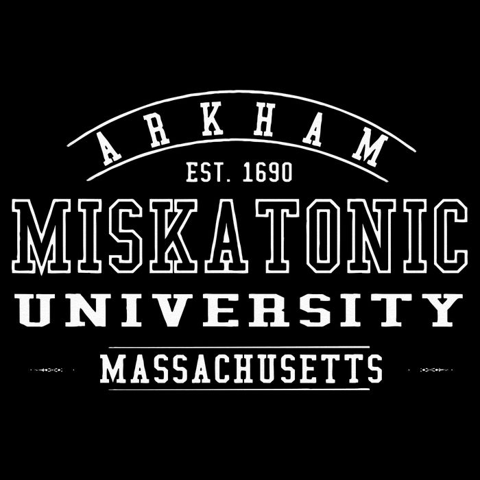 Miskatonic University logo  Impact Tech Backpack
