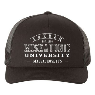 Miskatonic University Logo Yupoong Adult 5-Panel Trucker Hat