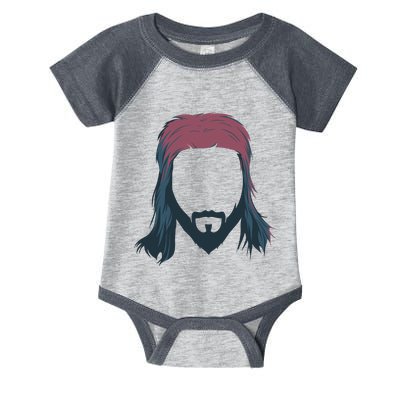 Mullet Haircut Infant Baby Jersey Bodysuit