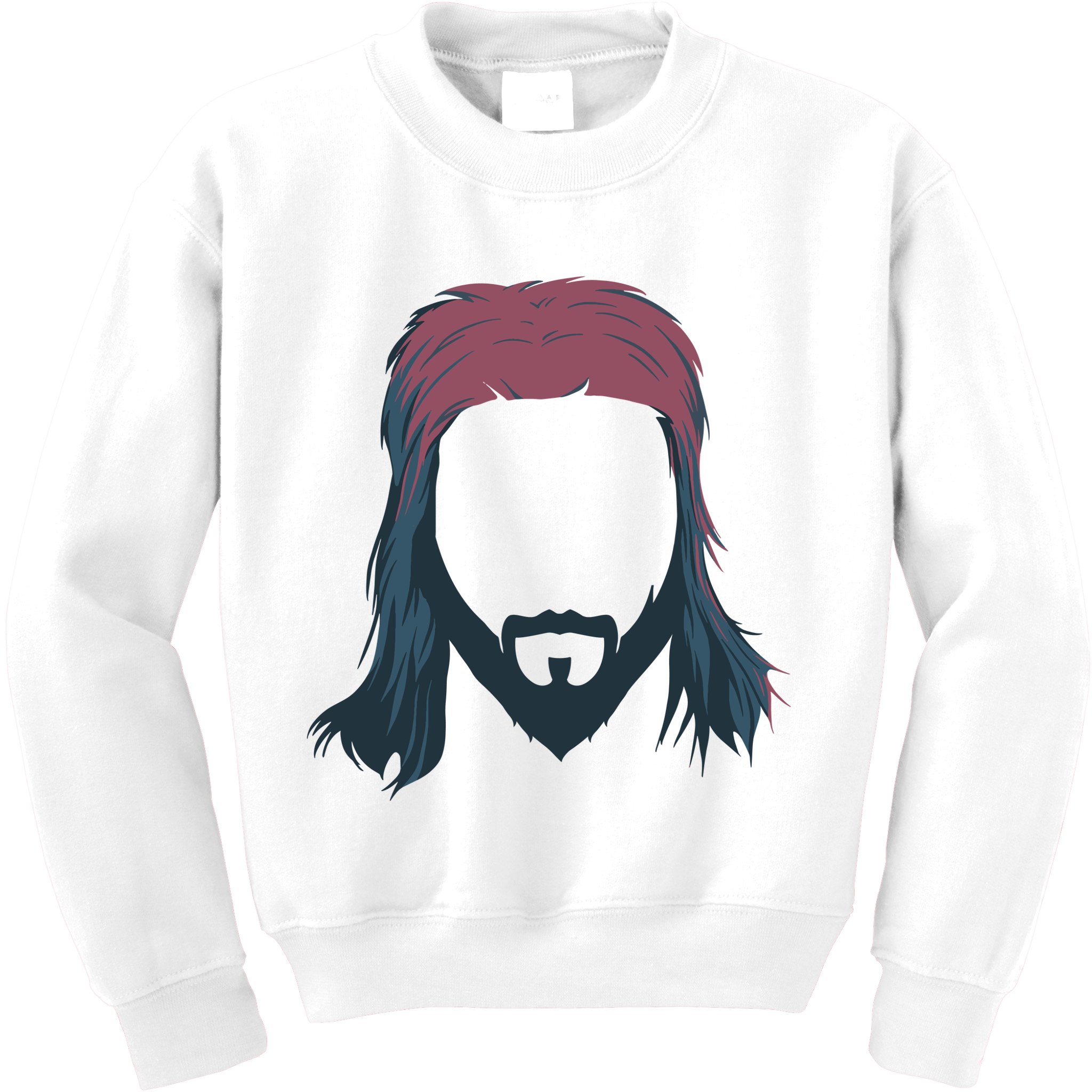 Mullet Haircut Kids Sweatshirt