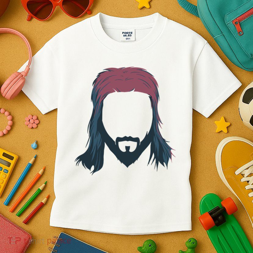 Mullet Haircut Kids T-Shirt