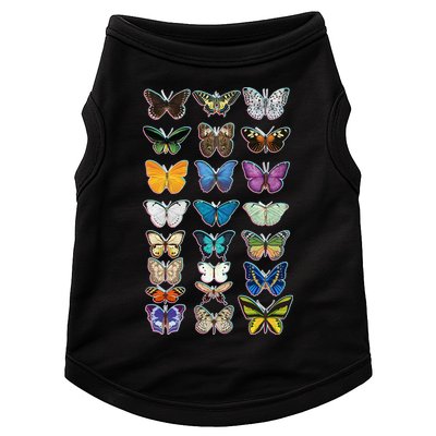 Multi Butterflies Botanical Species Doggie Tank